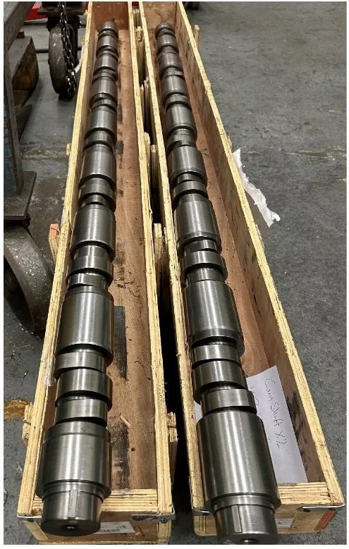Camshaft delivered in boxes
